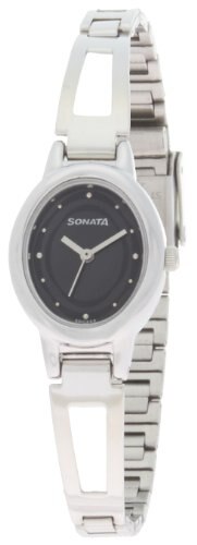 Sonata Everyday Analog Black Dial Women's Watch - 8085SM01